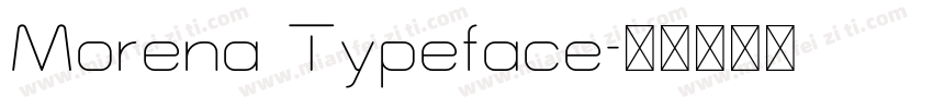Morena Typeface字体转换